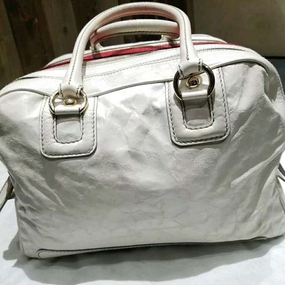 Dolce & Gabbana Lily XXL Leather Bag Ivory/Red - Picture 2 of 8